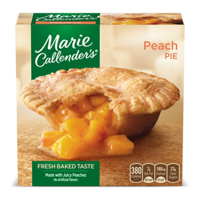 Marie Callender's Peach Pie Frozen Dessert - 10 Oz - Image 1