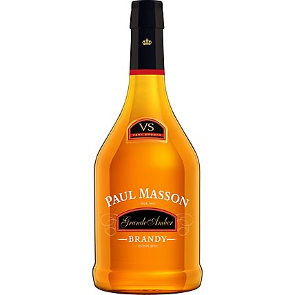 Paul Masson Brandy Grande Amber VS 80 Proof Bottle - 1 Liter - Image 2