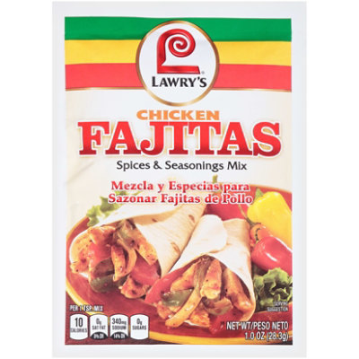 Lawry's Chicken Fajita Seasoning Mix - 1 Oz - Image 1