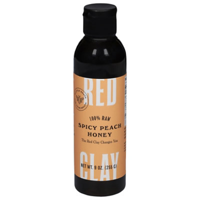 Red Clay Hot Sauce Spicy Peach Honey - 9 Oz