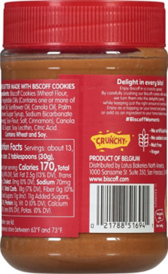 Lotus Biscoff Cookie Butter Crunchy - 13.4 Oz - Image 6