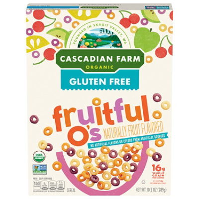 Cascadian Farm Organic Cereal Fruitful Os - 10.2 Oz - Image 3