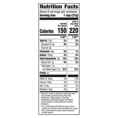 Cascadian Farm Organic Cereal Fruitful Os - 10.2 Oz - Image 3
