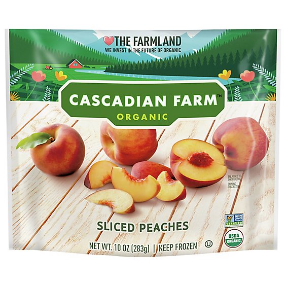Cascadian Farm Organic Peaches Sliced Premium - 10 Oz