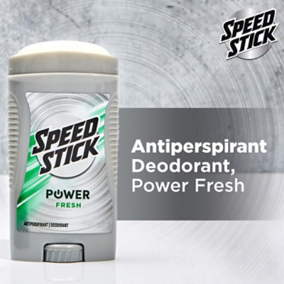 Speed Stick Antiperspirant Deodorant All Day Dry Power Fresh - 1.8 Oz - Image 5