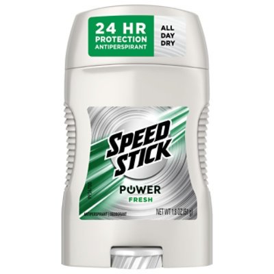  Speed Stick Antiperspirant Deodorant All Day Dry Power Fresh - 1.8 Oz 