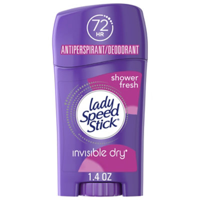 Lady Speed Stick Antiperspirant Invisible Dry Shower Fresh - 1.4 Oz