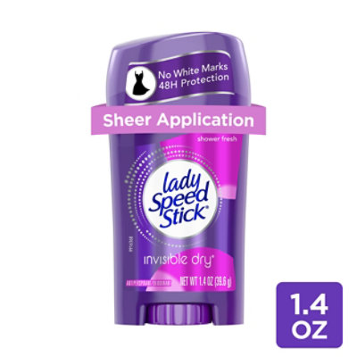 Lady Speed Stick Antiperspirant Invisible Dry Shower Fresh - 1.4 Oz - Image 1