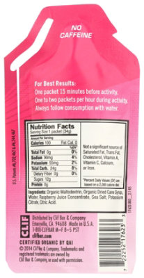 CLIF Shot Razz Sorbet - 1.2 Oz - Image 2