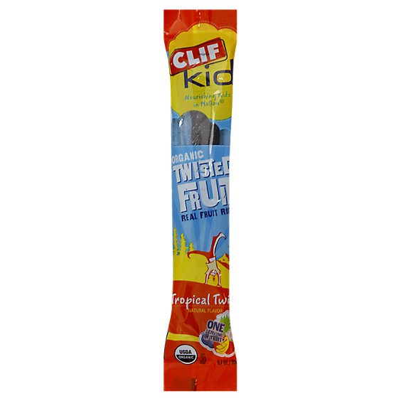 CLIF Kid ZFruit Twisted Fruit Rope Organic Fruit Tropical Twist - 0.7 Oz