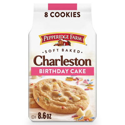 Pepperidge Farm Chessmen Soft Baked Birthday Cake Cookies - 8.6 Oz