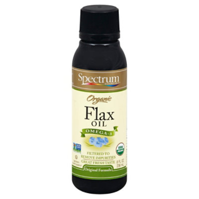 Spectrum Plain Flaxseed Oil - 8 Fl. Oz. - Vons