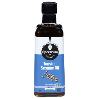 Spectrum Sesame Oil Toasted Unrefined - 16 Fl. Oz. - Image 3