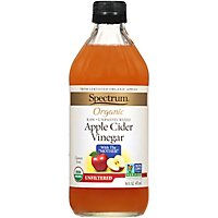 Spectrum Organic Vinegar Apple Cider Unfiltered - 16 Fl. Oz. - Image 2