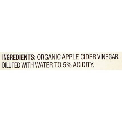 Spectrum Organic Vinegar Apple Cider Unfiltered - 16 Fl. Oz. - Image 4