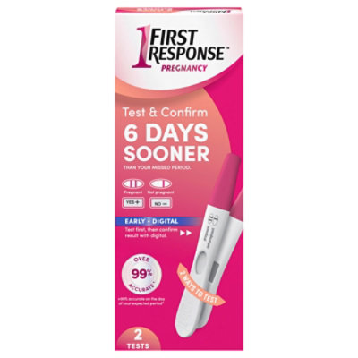 First Response Test Confirm Pregnancy Test 1 Line Test And 1 Digital Test Pack - Each - Image 3