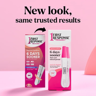 First Response Test Confirm Pregnancy Test 1 Line Test And 1 Digital Test Pack - Each - Image 2