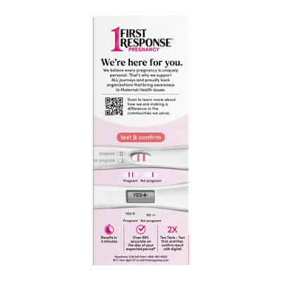 First Response Test Confirm Pregnancy Test 1 Line Test And 1 Digital Test Pack - Each - Image 5