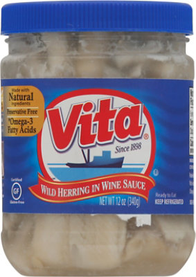 Vita Herring In Wine Sauce - 12 Oz - Image 2