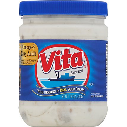 Vita Herring In Cream Sauce - 12 Oz - Image 2