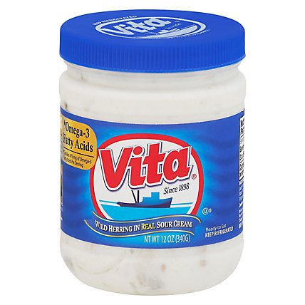 Vita Herring In Cream Sauce - 12 Oz - Image 1