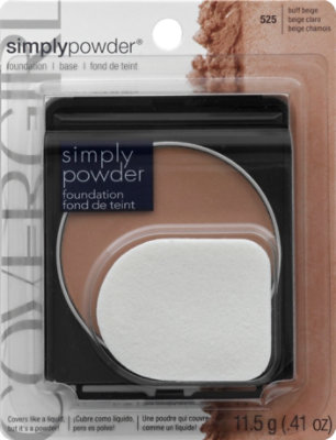 COVERGIRL Simply Powder Foundation Buff Beige 525 - 0.41 Oz - Image 2