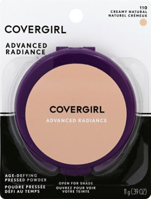 COVERGIRL Advanced Radiance Pressed Powder Age-Defying Creamy Natural 110 - 0.39 Oz