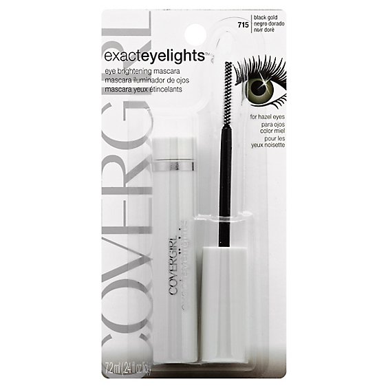 COVERGIRL Exact Eyelights Mascara Eye-Brightening Black Gold 715 - 0.24 Fl. Oz.