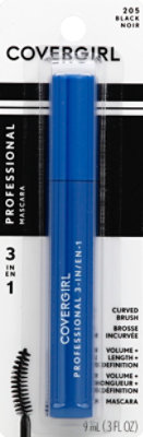 COVERGIRL Professional Mascara 3-in-1 Black 205 - 0.3 Fl. Oz. - Image 1