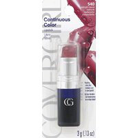 COVERGIRL Continuous Color Lipstick Midnight Mauve 540 - 0.13 Oz - Image 1