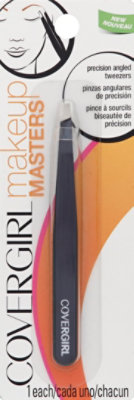 CoverGirl Makeup Masters Tweezers, Precision Angled