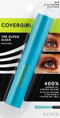 COVERGIRL The Super Size Mascara Black Brown 810 - 0.4 Fl. Oz. - Image 1