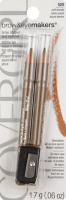 COVERGIRL Brow & Eyemakers Brow Shaper And Eyeliner Soft Blonde 520 - 0.06 Oz - Image 2