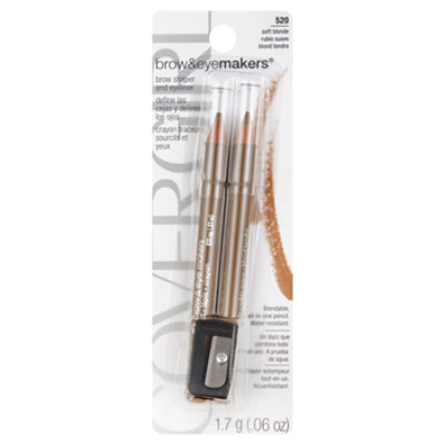COVERGIRL Brow & Eyemakers Brow Shaper And Eyeliner Soft Blonde 520 - 0.06 Oz - Image 1