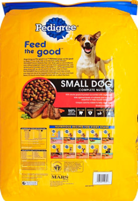 PEDIGREE Dog Food Dry For Small Dog Nutrition Steak & Vegetable Flavor Bag - 15 Lb - Image 5