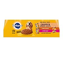 PEDIGREE Dog Food Ground Dinner Chopped With Chicken & Beef Wrapped - 12-13.2 Oz