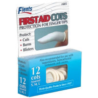 Flents 1st Aid Finger Cots - 12 Count