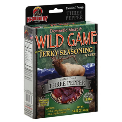 Hi-Country Seasoning Jerky & Cure Twisted Trail Three Pepper - 14.23 Oz