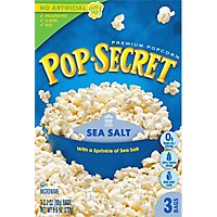 Pop Secret Microwave Popcorn Premium Sea Salt Pop-and-Serve Bags - 3-3.2 Oz - Image 2