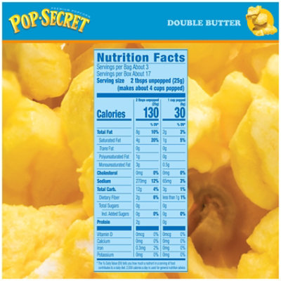 Pop Secret Double Butter Microwave Popcorn 6 Count - 3.2 Oz - Image 4