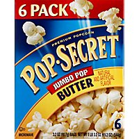 Pop Secret Microwave Popcorn Premium Jumbo Pop Butter Pop-and-Serve Bags - 6-3.2 Oz - Image 2