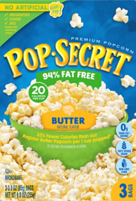 Pop Secret Popcorn Premium Butter - 3-3 Oz - Image 2