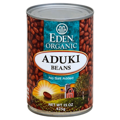 Eden Organic Beans No Salt Added Aduki - 15 Oz - Image 1