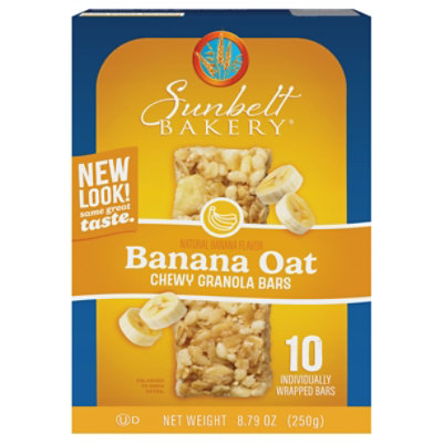 Sunbelt Bakery Granola Bars Chewy Banana Harvest - 10 Count