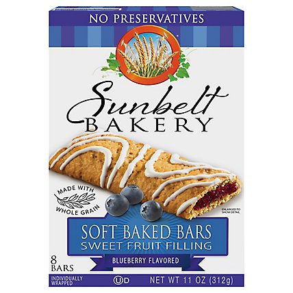 Sunbelt Bakery Bars Fruit & Grain Blueberry - 10.5 Oz - Image 3