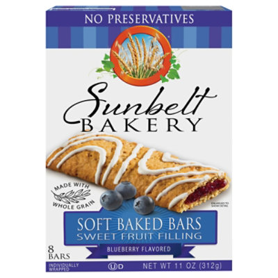 Sunbelt Bakery Bars Fruit & Grain Blueberry - 10.5 Oz