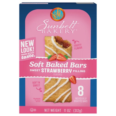 Sunbelt Bakery Fruit & Grain Bars Strawberry - 8 Count