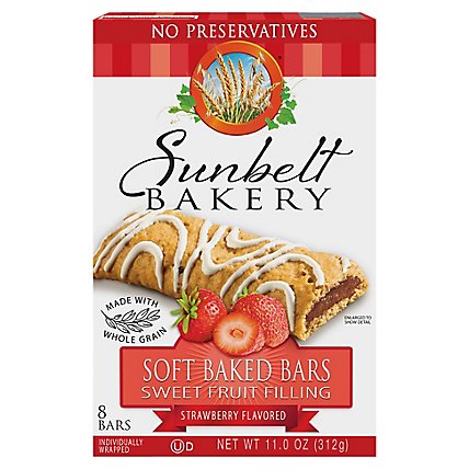 Sunbelt Bakery Fruit & Grain Bars Strawberry - 8 Count - Image 3