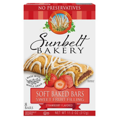 Sunbelt Bakery Fruit & Grain Bars Strawberry - 8 Count - Image 1