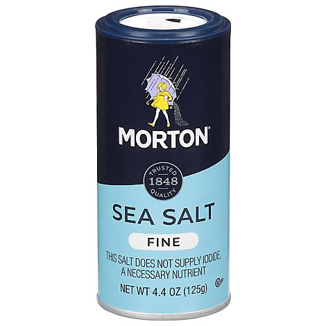 Morton Sea Salt Fine - 4.4 Oz